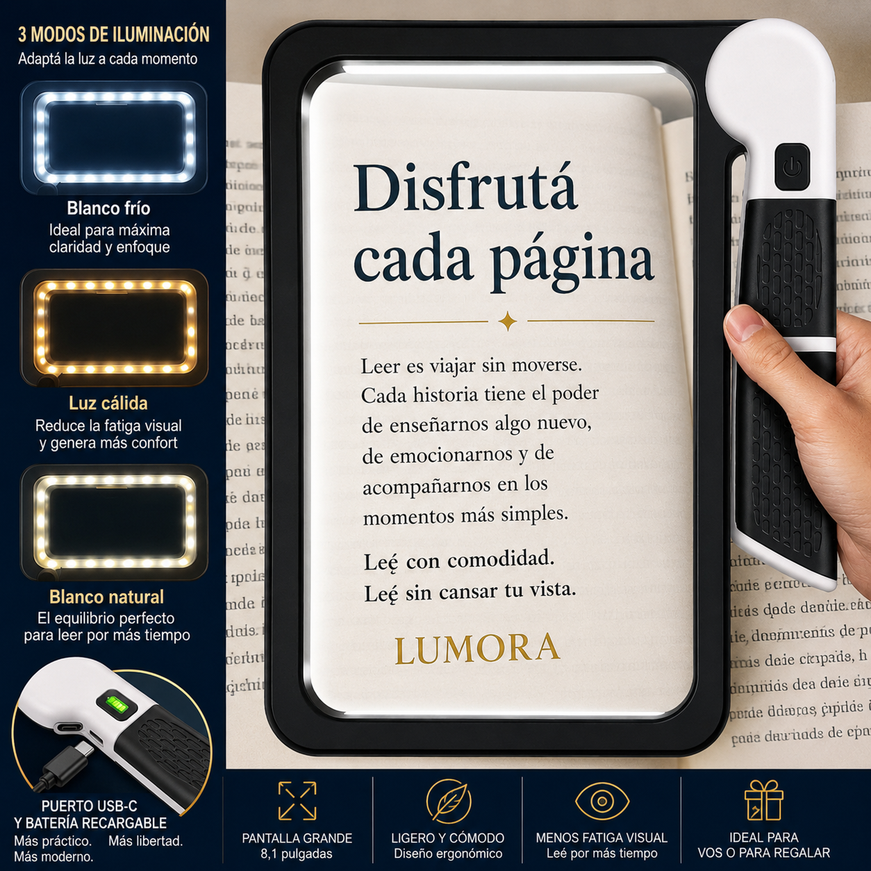 Panel de Luz para Lectura